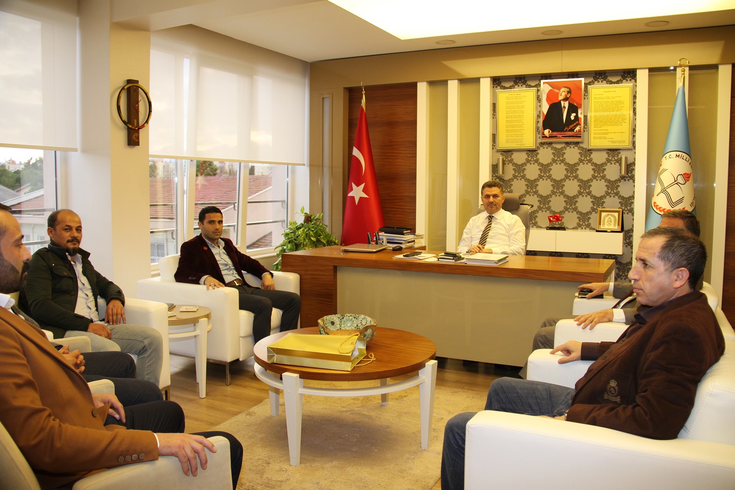 Antalya İl Milli Eğitim Müdürüne Sendika Ziyareti