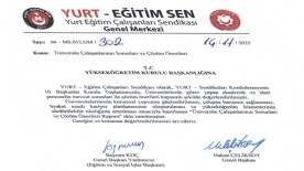 Üniversite Çalışanlarımızın Sorunlarını YÖK’e İlettik