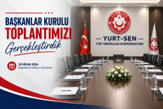 Başkanlar Kurulu Toplantımız Gerçekleştirildi